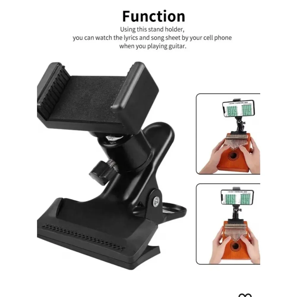 Adjustable Black Clip Phone Mount
